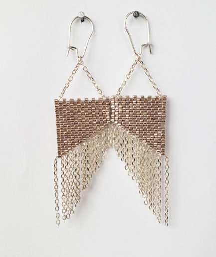 Galvanized Steel Fancy Shawl with Fringe